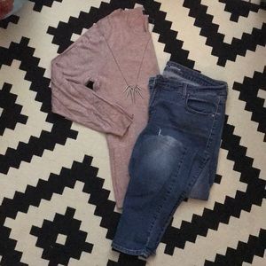 Dusty pink sweater